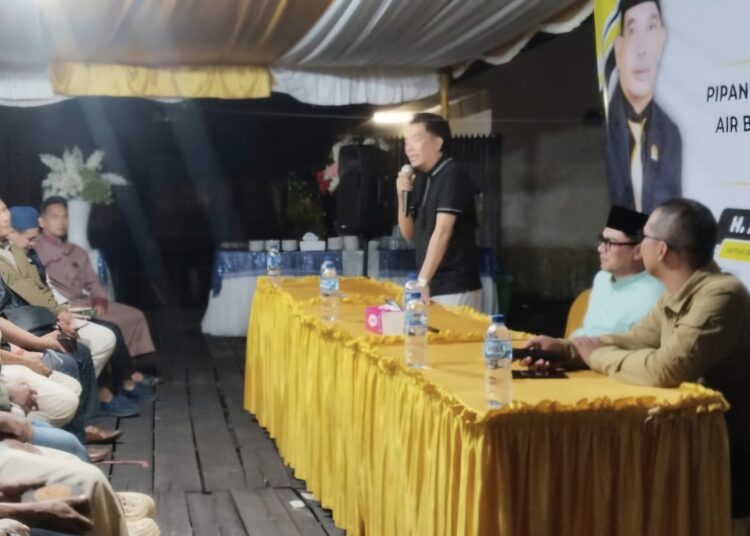 Jelang Ramadan, Alwi Pastikan Warga Baru Tengah Segera Nikmati Aliran Air Bersih