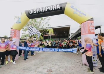 Semarak KBW 2025 : HDCI Balikpapan dan KAGAMA Gaungkan Energi Positif Lewat Fun Run