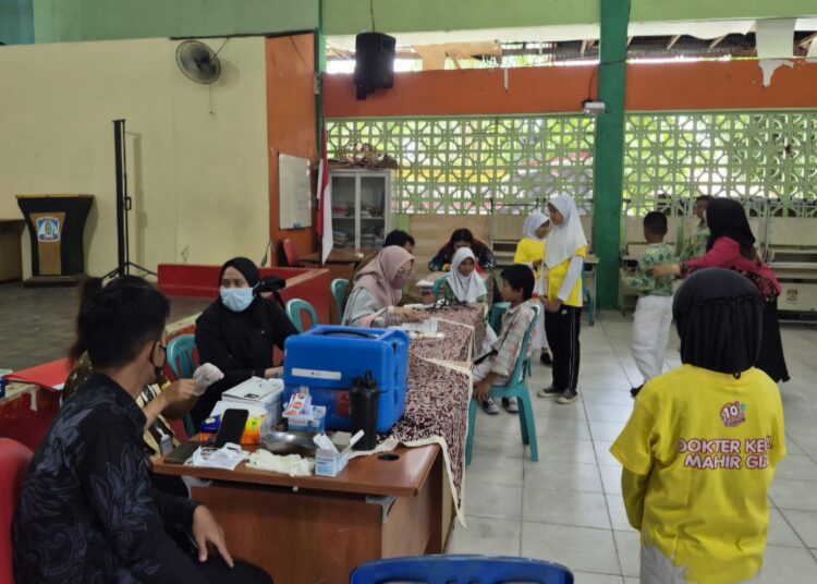 Kegiatan imunisasi BIAS Puskesmas Damai