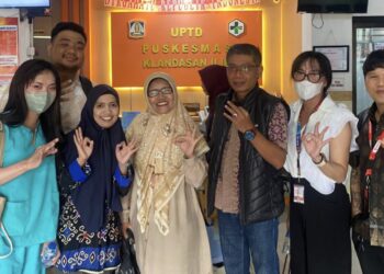 Supervisi program PDP HIV/AIDS Puskesmas Klandasan Ilir