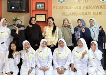 Senam dan Edukasi Perawatan Bayi, Kelas Ibu Hamil Puskesmas Klandasan Ilir Ramai Peserta