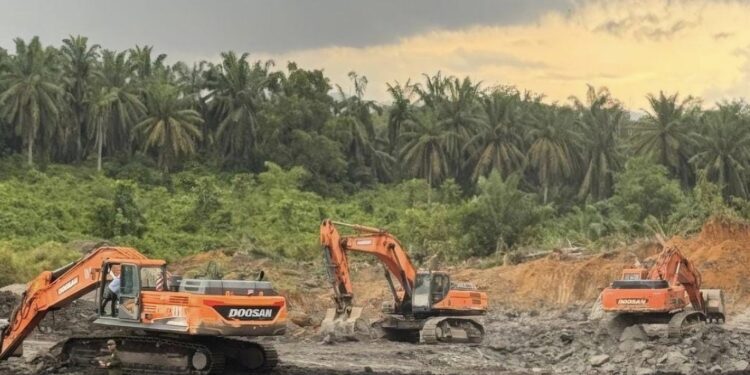 Tambang Ilegal di Teluk Adang Digulung, Empat Pelaku Ditangkap