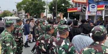 Solidaritas untuk Aktivis HAM, Aliansi Balikpapan Bersuara Gelar Aksi di Depan Kodim
