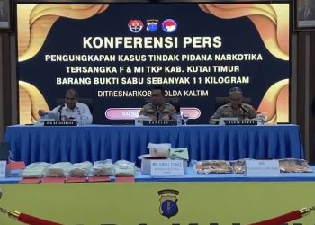 Sabu Rp20 Miliar Digagalkan di Sangatta, Dua Kurir Muda Diciduk Polisi