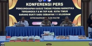 Sabu Rp20 Miliar Digagalkan di Sangatta, Dua Kurir Muda Diciduk Polisi