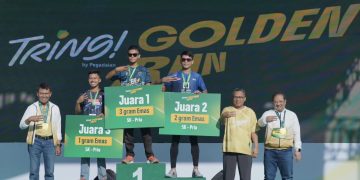 Pegadaian Sukses Gelar Tring! Golden Run 2026, Ribuan Pelari Ikuti Ajang Perdana