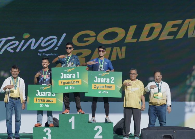Pegadaian Sukses Gelar Tring! Golden Run 2026, Ribuan Pelari Ikuti Ajang Perdana