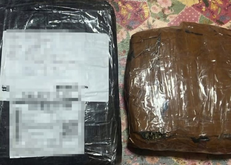 Ganja Kiriman Sumatera Digagalkan Masuk Balikpapan, Polisi Ringkus NF