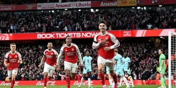 Arsenal Akhiri Puasa Gelar, City Gagal Kejar Poin di Pekan Penentuan