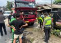 Kronologi Versi Polisi : Truk Tangki Menabrak PJU Sebelum Hantam Tiga Sepeda Motor di Projakal