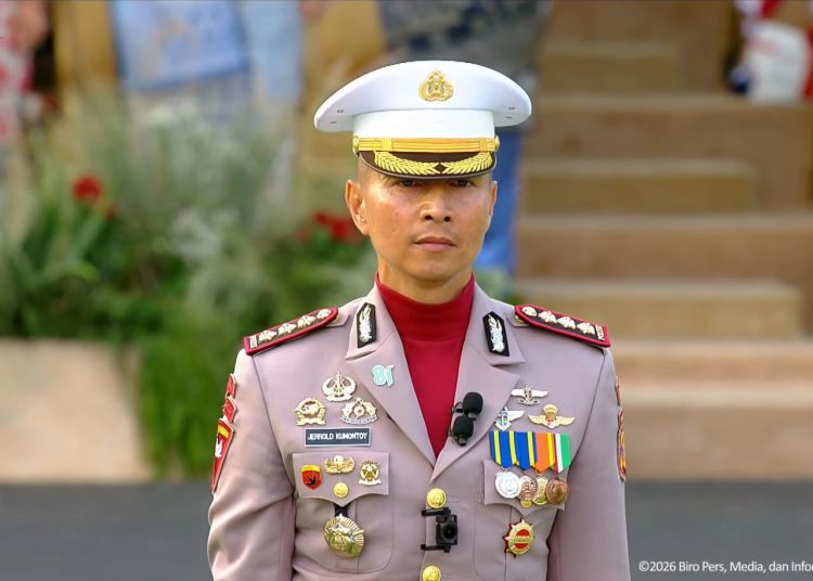 Kombes Jerrold, Putra Tomohon yang Dipercaya Pimpin Penurunan Bendera di Istana