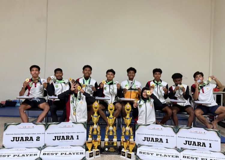 Tiga Emas dari Surabaya, Generasi Muda Handball Kaltim Mulai Unjuk Kelas