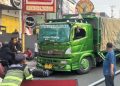 Rem Diduga Bermasalah, Truk Bermuatan Kayu Tabrak Motor di Muara Rapak